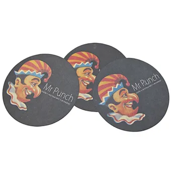 Wholesale Eco-Friendly Absorbent Paper Round Coasters for Sale